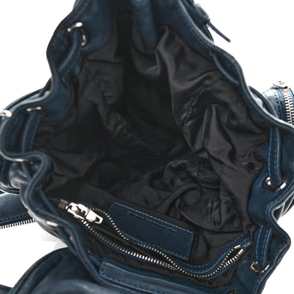 Alexander Wang Lambskin Mini Marti Backpack Petrol Rhodium Hardware 4 of 8