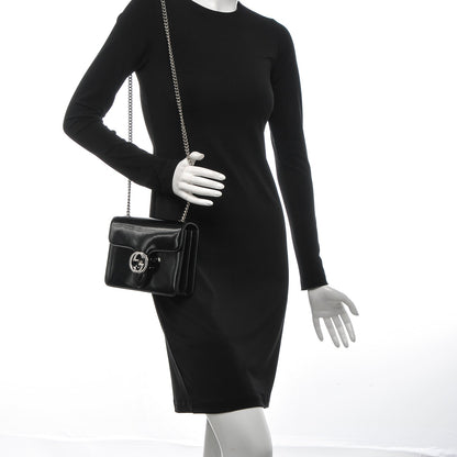 Gucci Shade Lux Calfskin Small Interlocking G Shoulder Bag Black 2 of 8