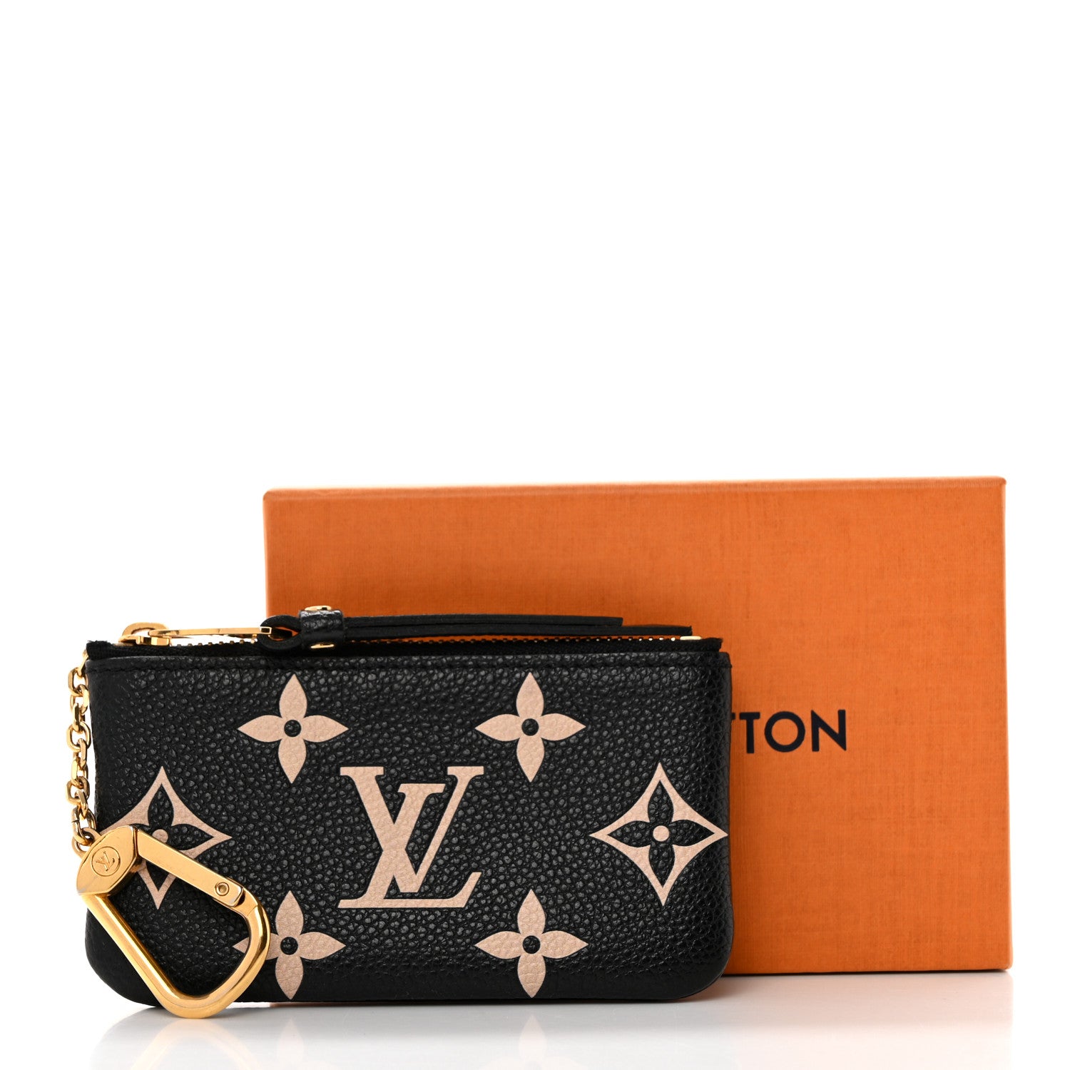 Louis Vuitton Empreinte Monogram Giant Key Pouch Black Beige 8 of 8