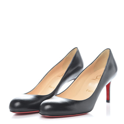 Christian Louboutin Kid Simple 70 Pumps 38.5 Black 3 of 8