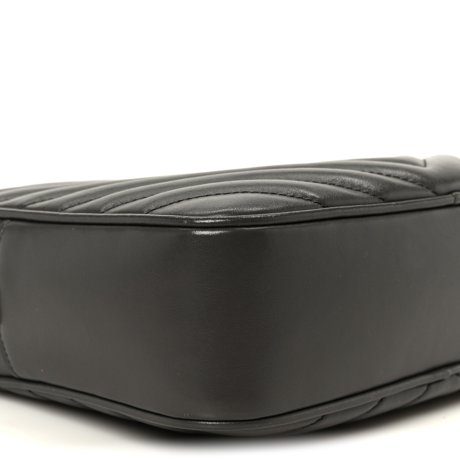 Saint Laurent Calfskin Matelasse Monogram Lou Camera Bag Storm 9 of 10