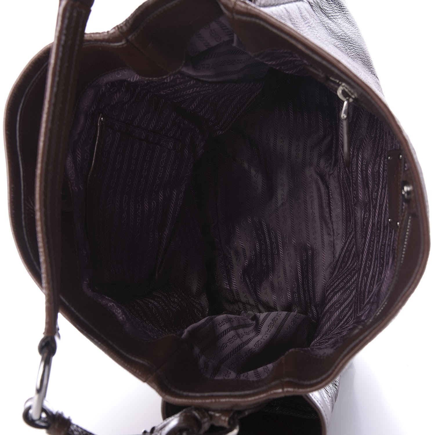 Prada Vernice Sfumata Shoulder Bag Lampone 5 of 9