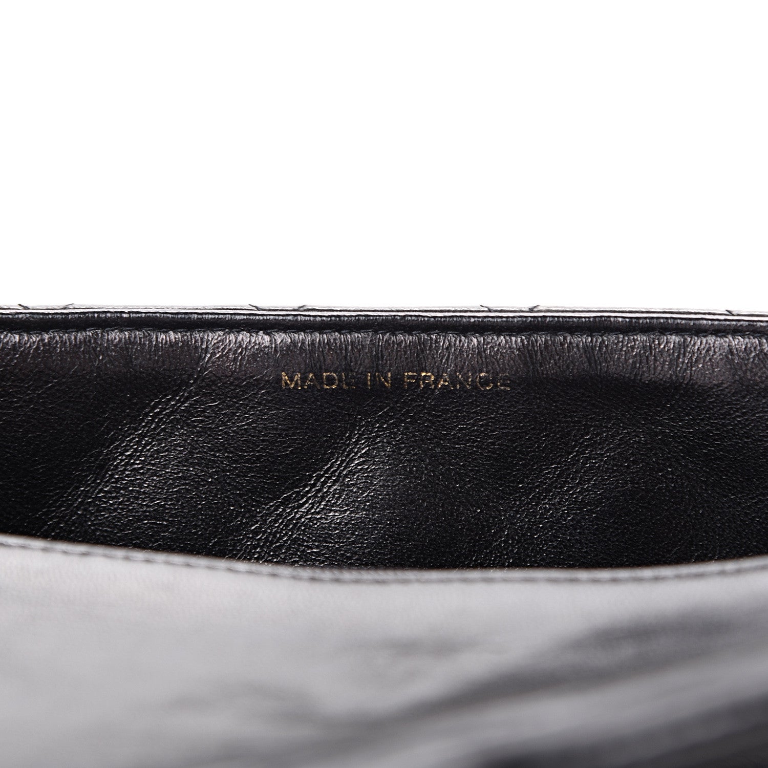 Chanel Lambskin Quilted Mini Square Flap Black 6 of 13