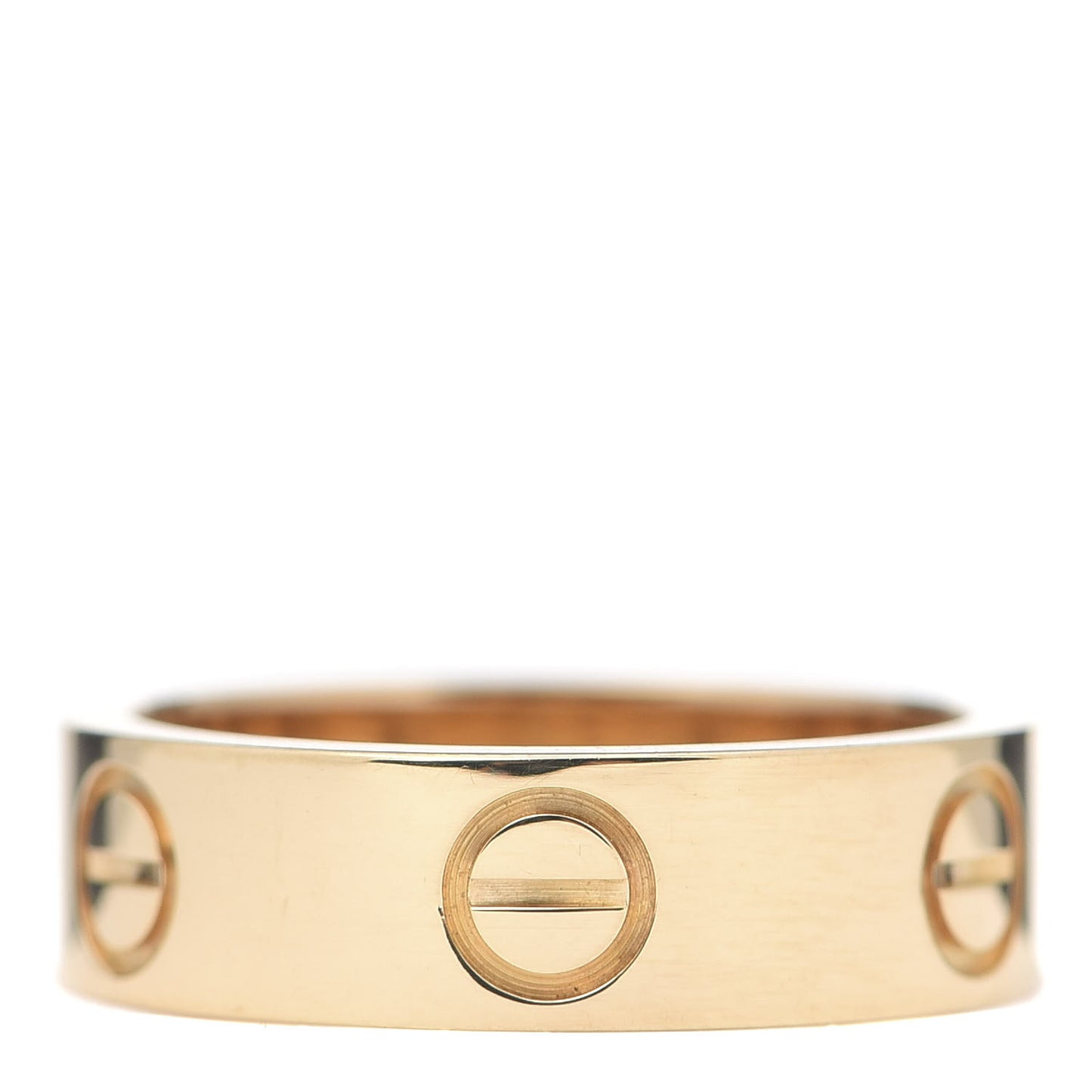18K Yellow Gold 5.5mm LOVE Ring 50 5.25