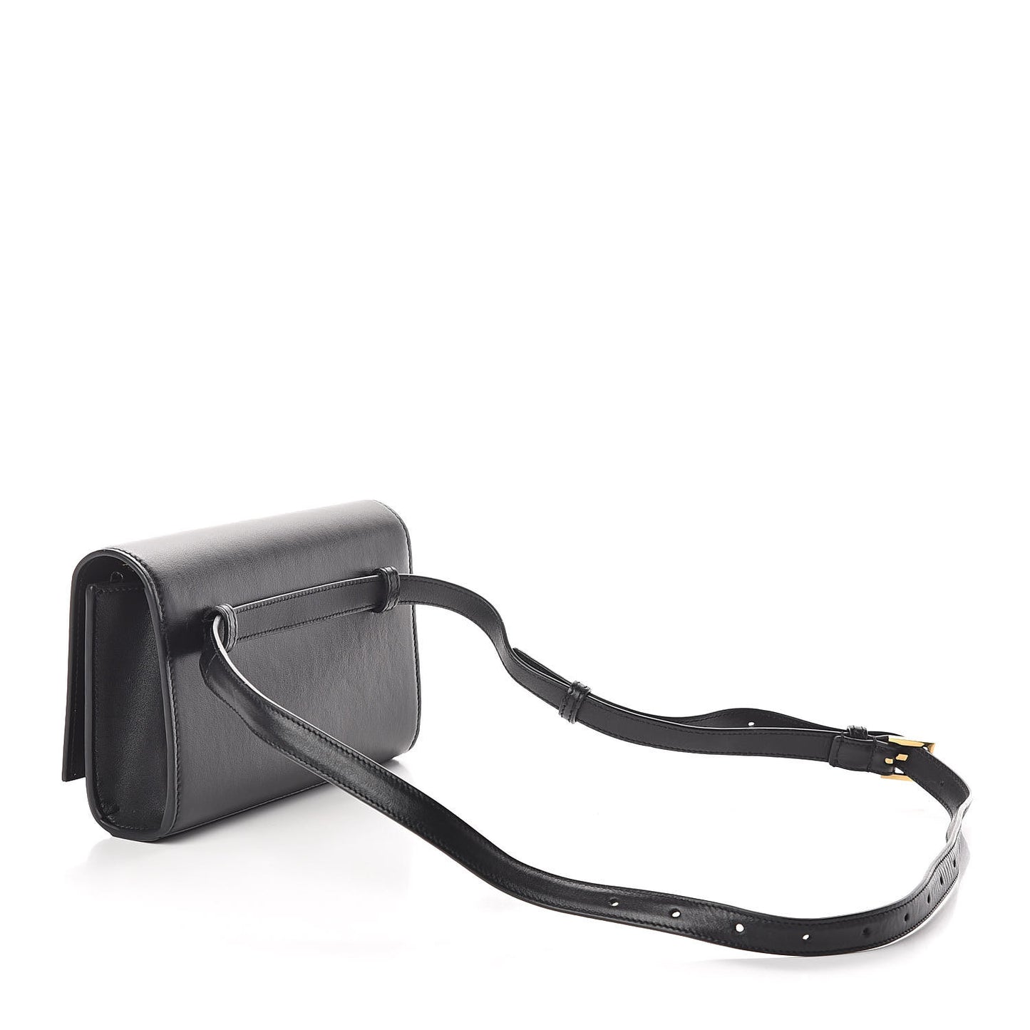 Smooth Calfskin Monogram Kate Belt Bag Black