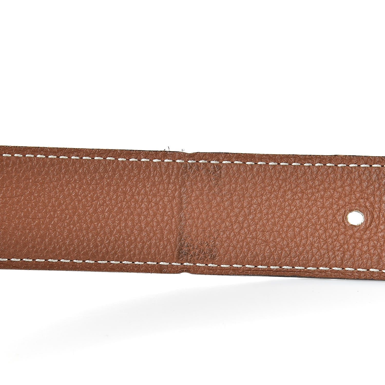 Hermes Box Togo 32mm Belt Strap 105 Black Gold 10 of 13