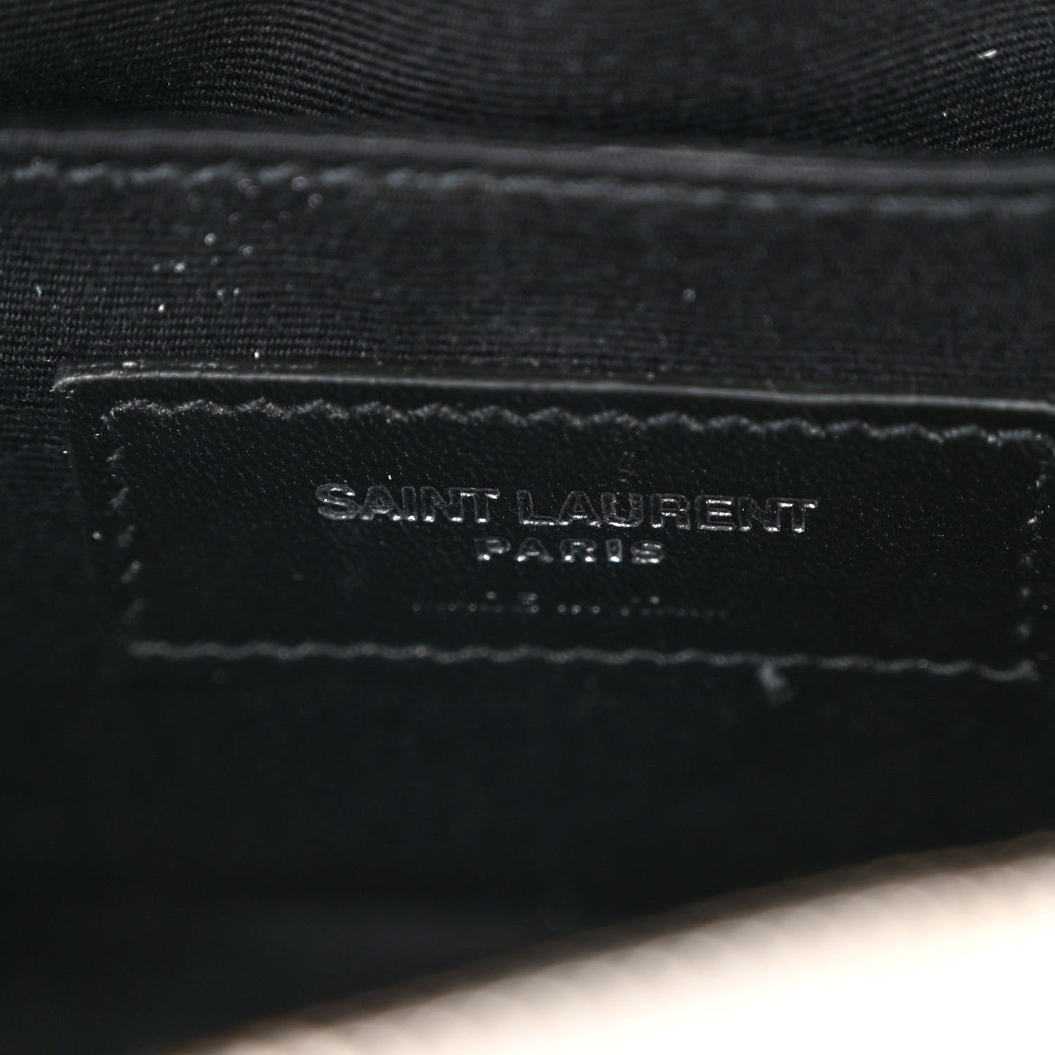 Saint Laurent Calfskin Matelasse Monogram Lou Belt Bag Grey 6 of 10