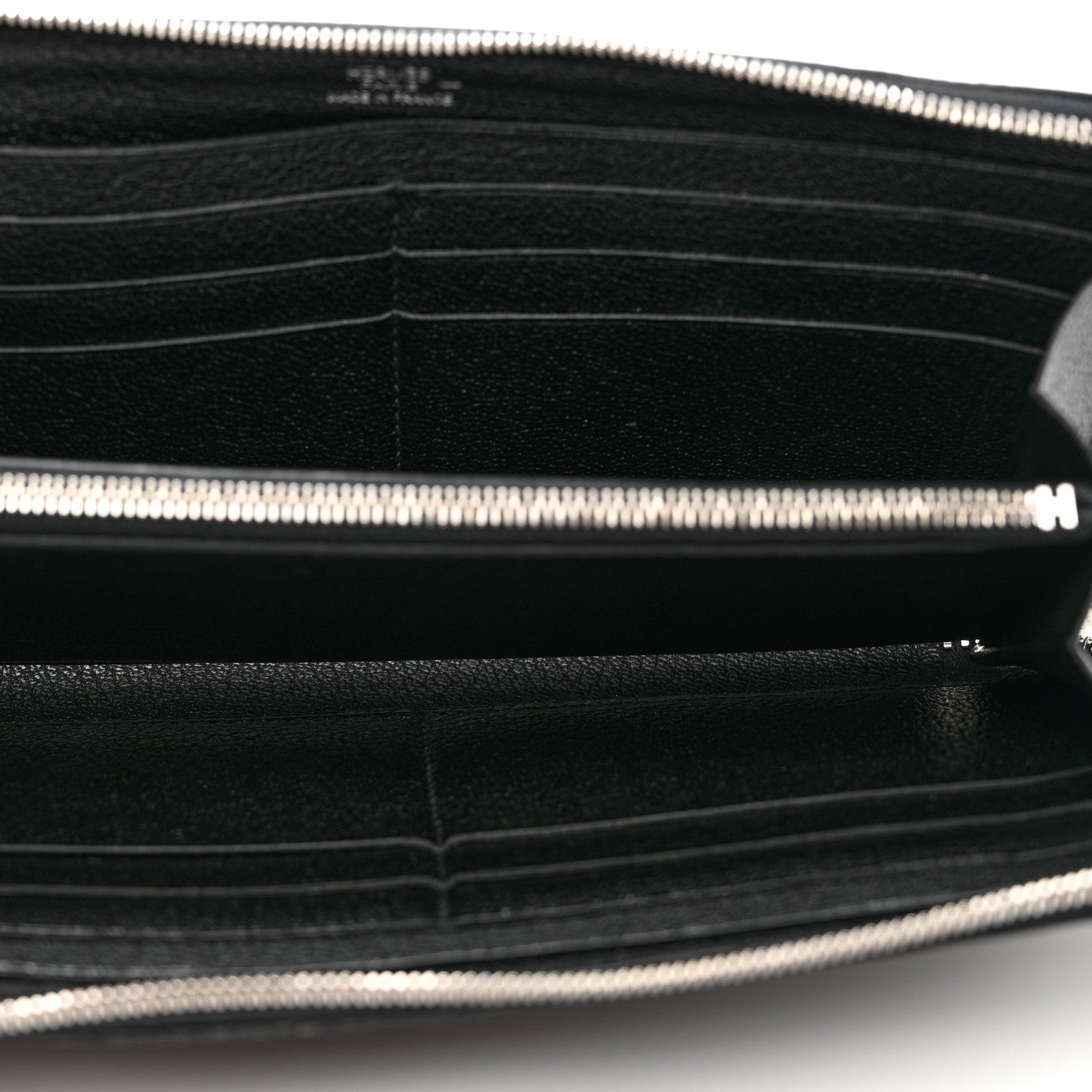 Hermes Lizard Azap Wallet Black 5 of 7