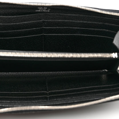 Hermes Lizard Azap Wallet Black 5 of 7