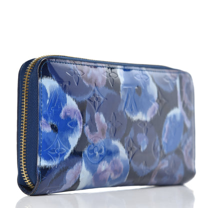 Louis Vuitton Vernis Ikat Zippy Wallet Grand Blue 3 of 8