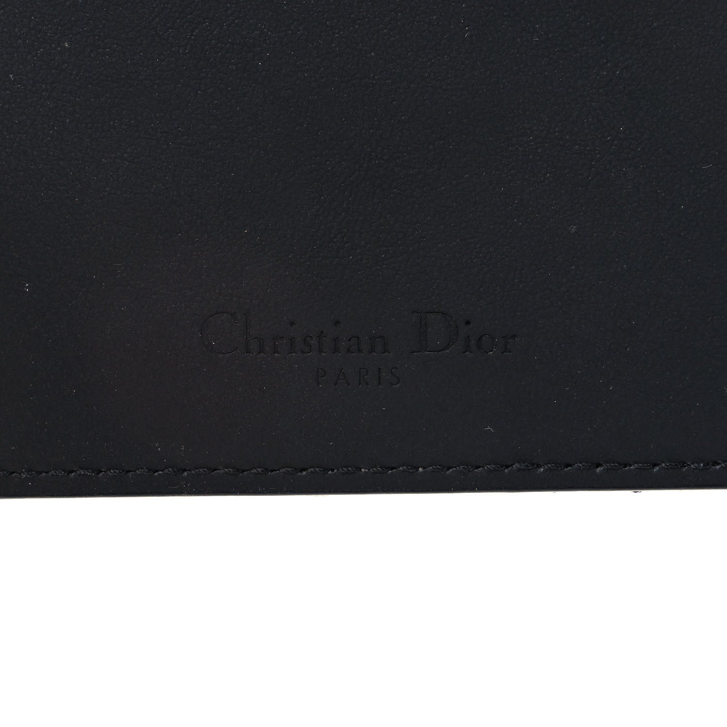 Christian Dior Ultra Matte Calfskin Cannage Large Lady Dior Zip Wallet Black 6 of 6