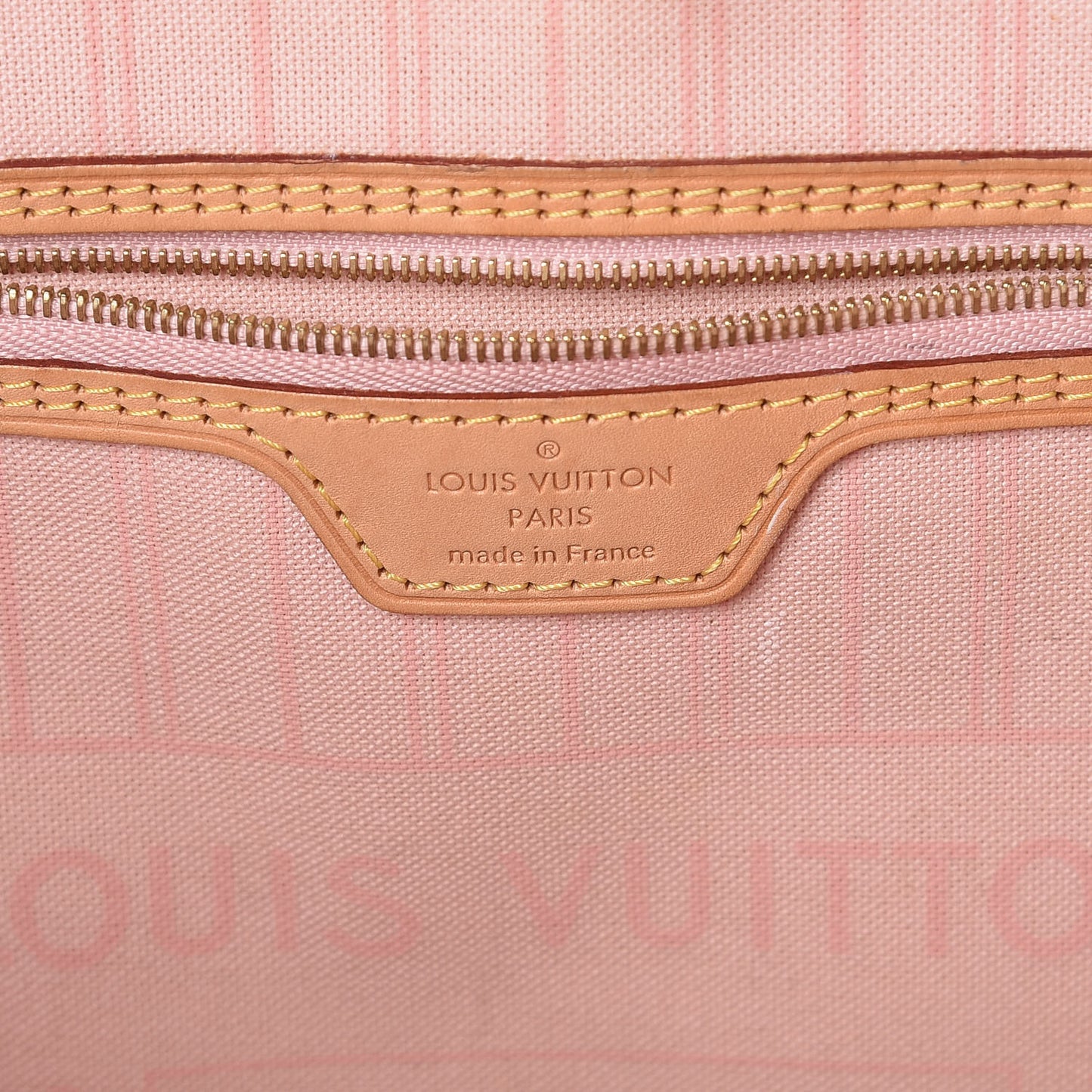 Damier Azur Neverfull MM Rose Ballerine