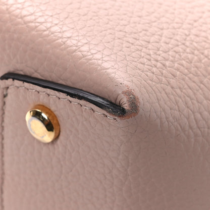 Salvatore Ferragamo Grained Calfskin Mini Gancino Bucket Bag Amaretti 11 of 11