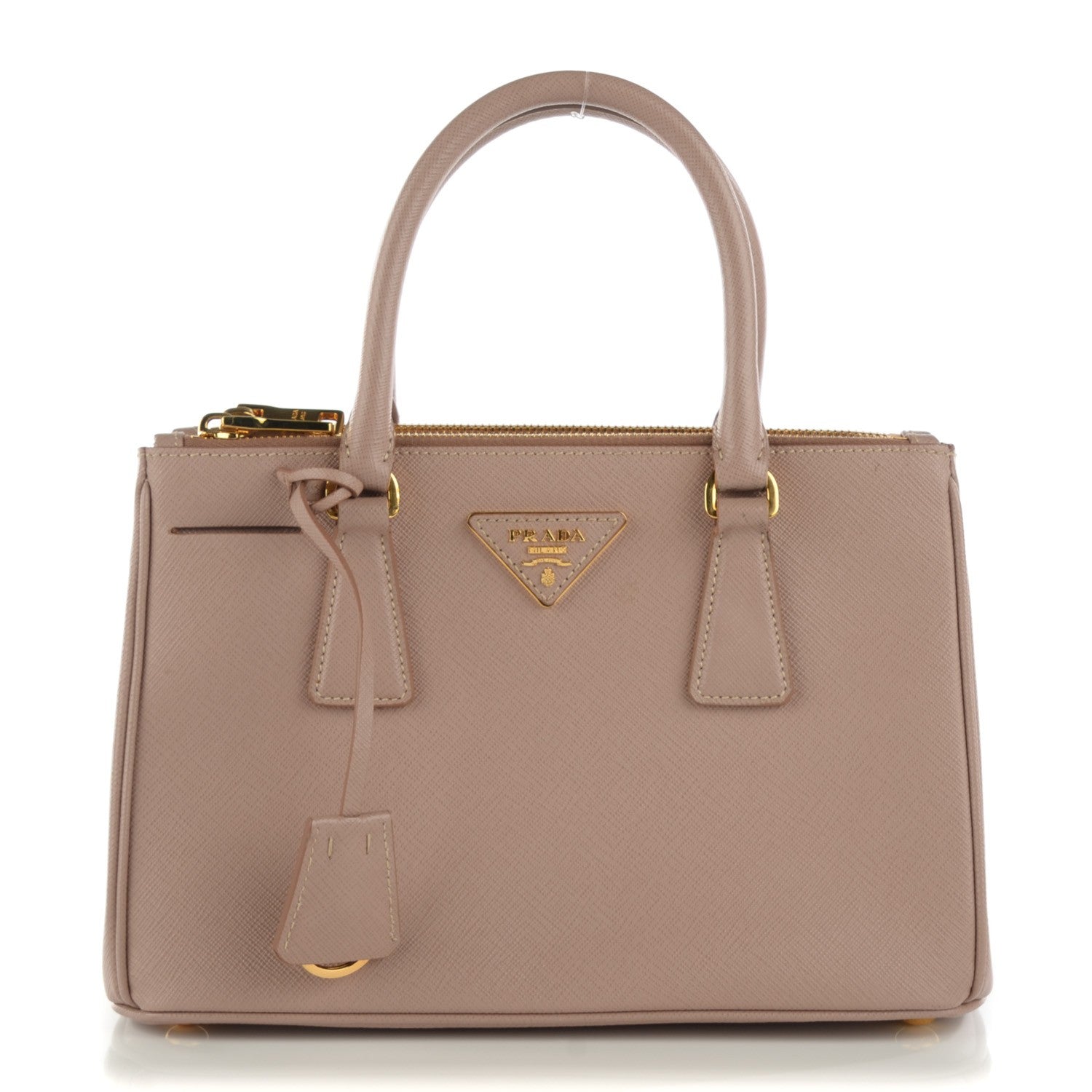 Prada Saffiano Small Galleria Double Zip Tote Cammeo 1 of 9