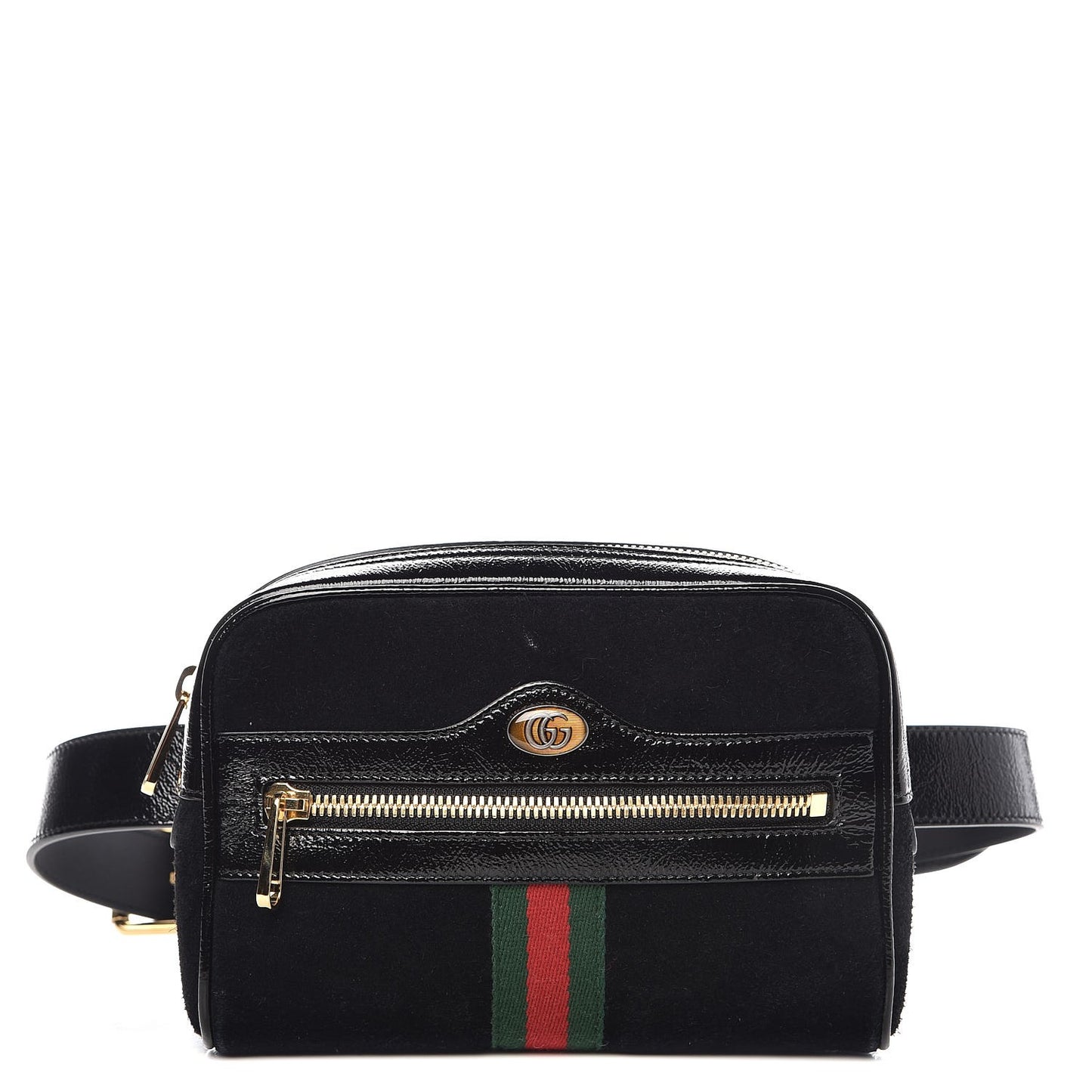 Suede Small Ophidia Belt Bag 85 34 Black