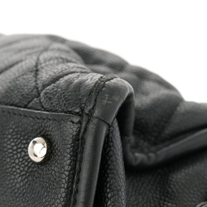 Chanel Caviar Quilted French Riviera Tote Black 16 of 16
