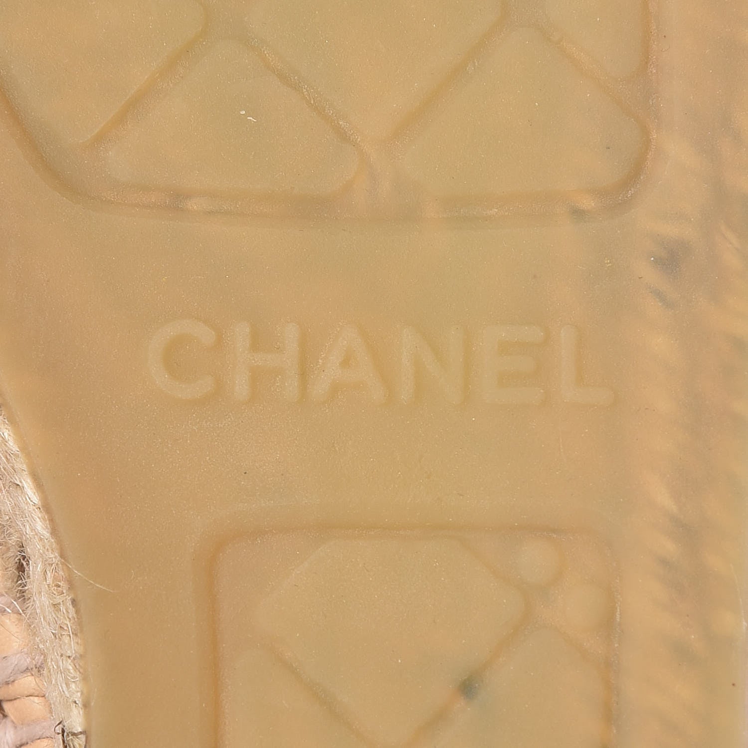 Chanel Lambskin CC Espadrilles 36 Beige Black 7 of 12