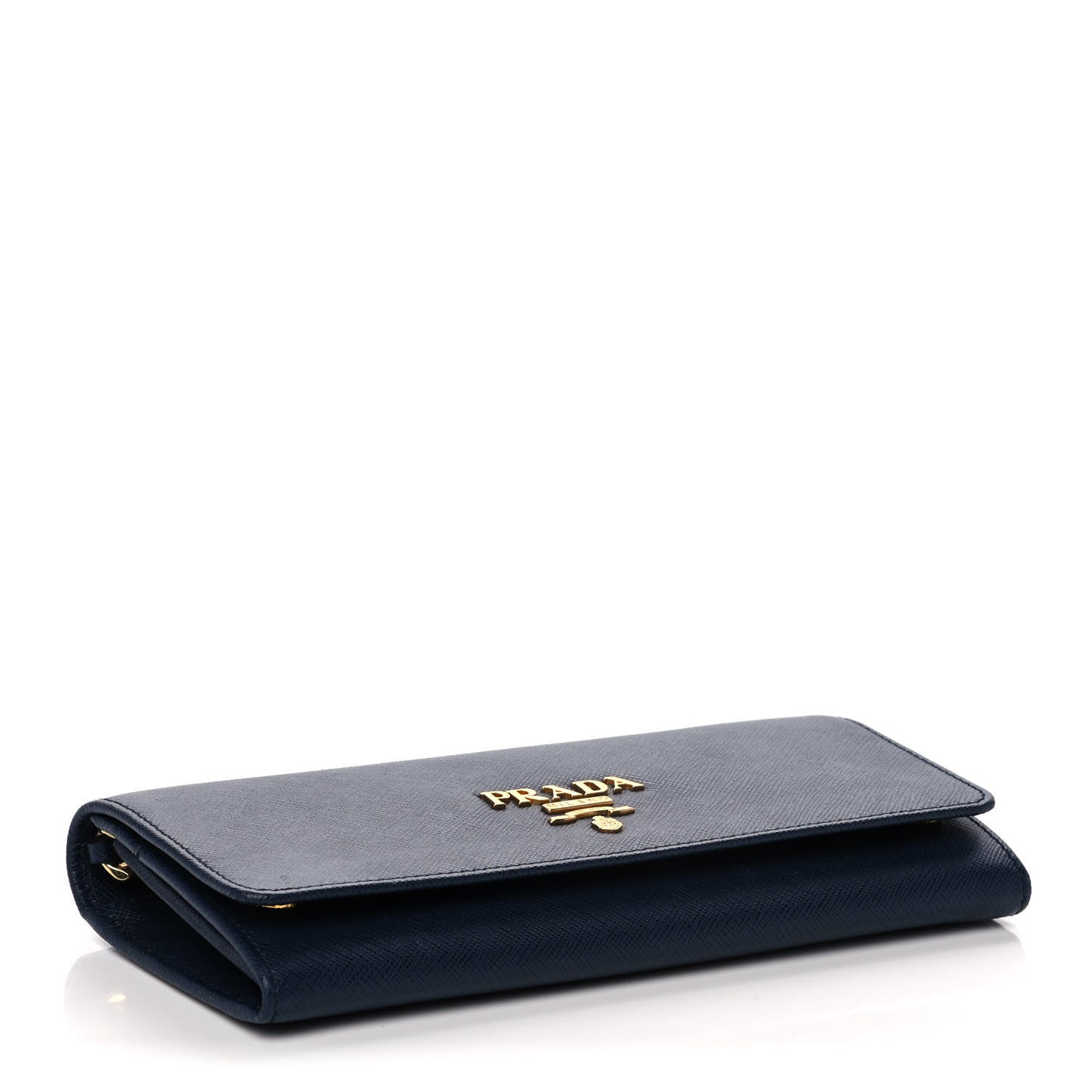 Saffiano Metal Oro Chain Wallet Baltico