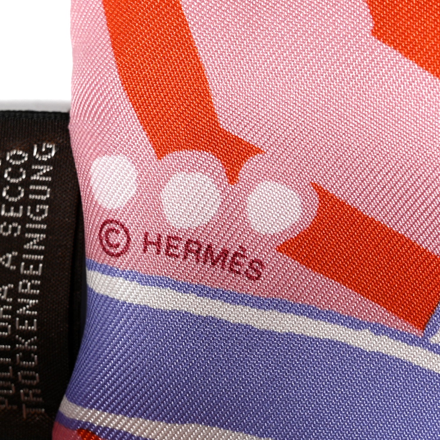 Hermes Silk Jeu de Soie Uniforme Twilly Vieux Rose Orange 4 of 5