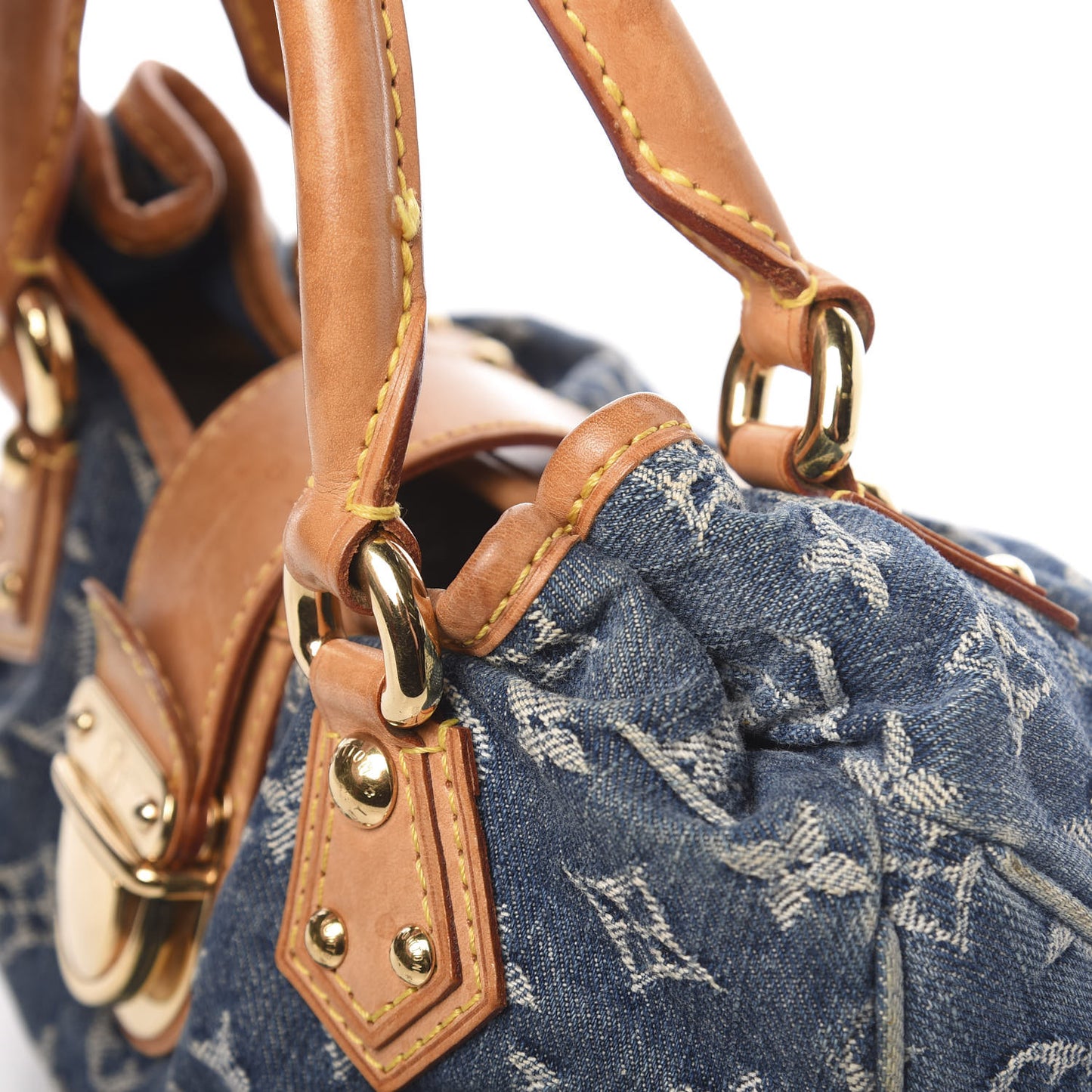 Monogram Denim Pleaty Blue