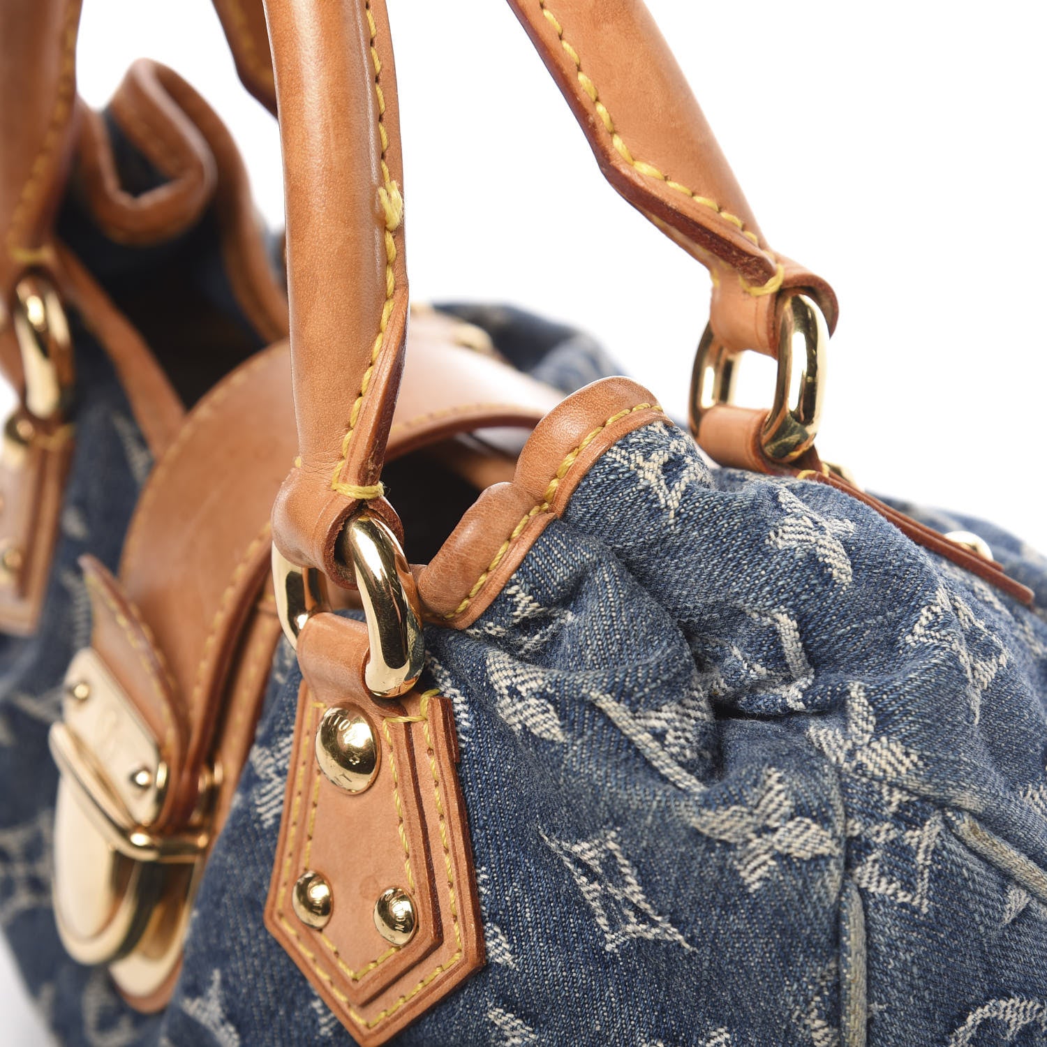 Louis Vuitton Monogram Denim Pleaty Blue 17 of 18