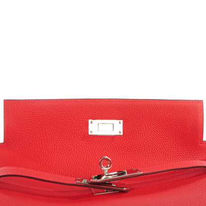 Hermes Togo Kelly Retourne 28 Geranium 20 of 23