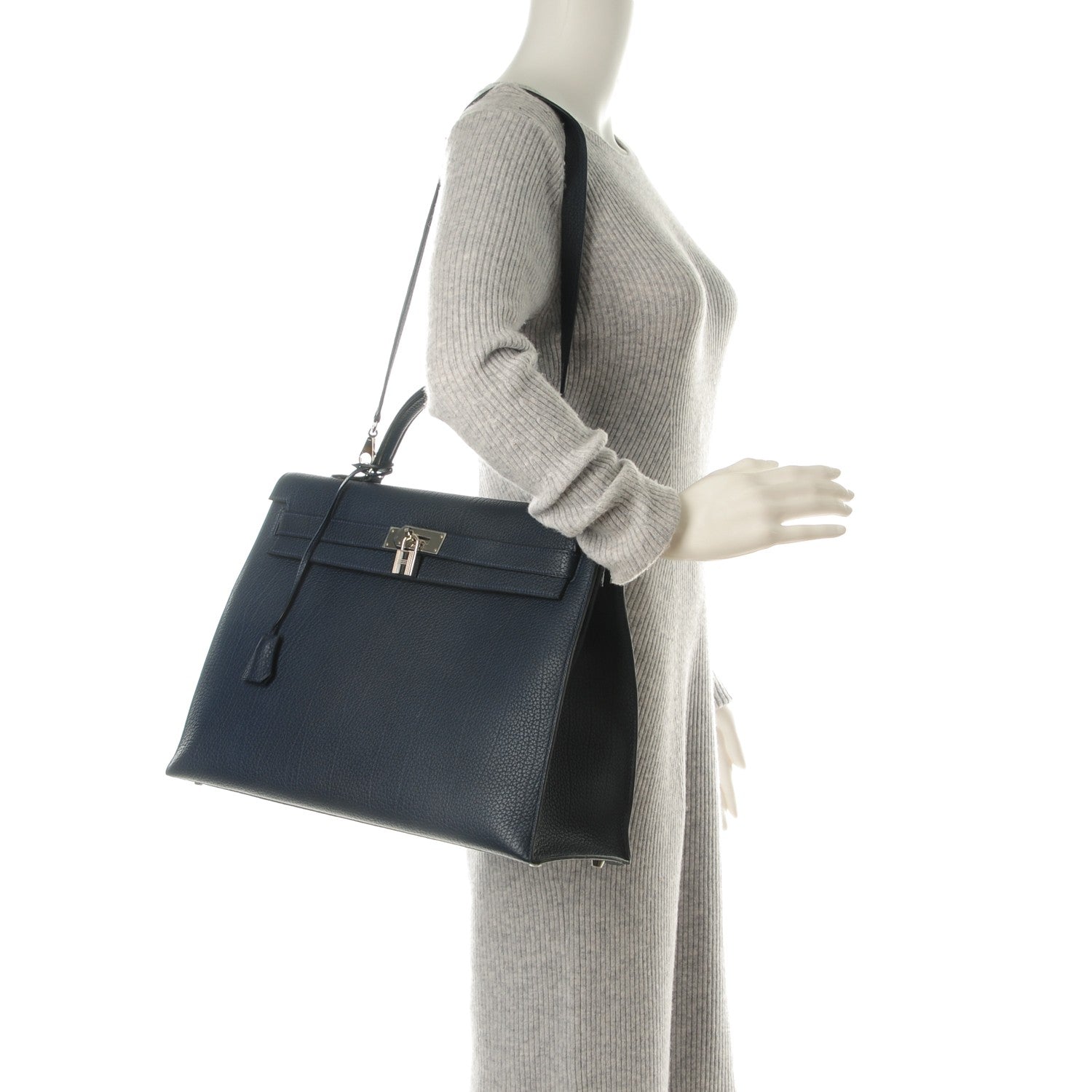 Hermes Fjord Kelly Sellier 40 Bleu Abysse 2 of 25