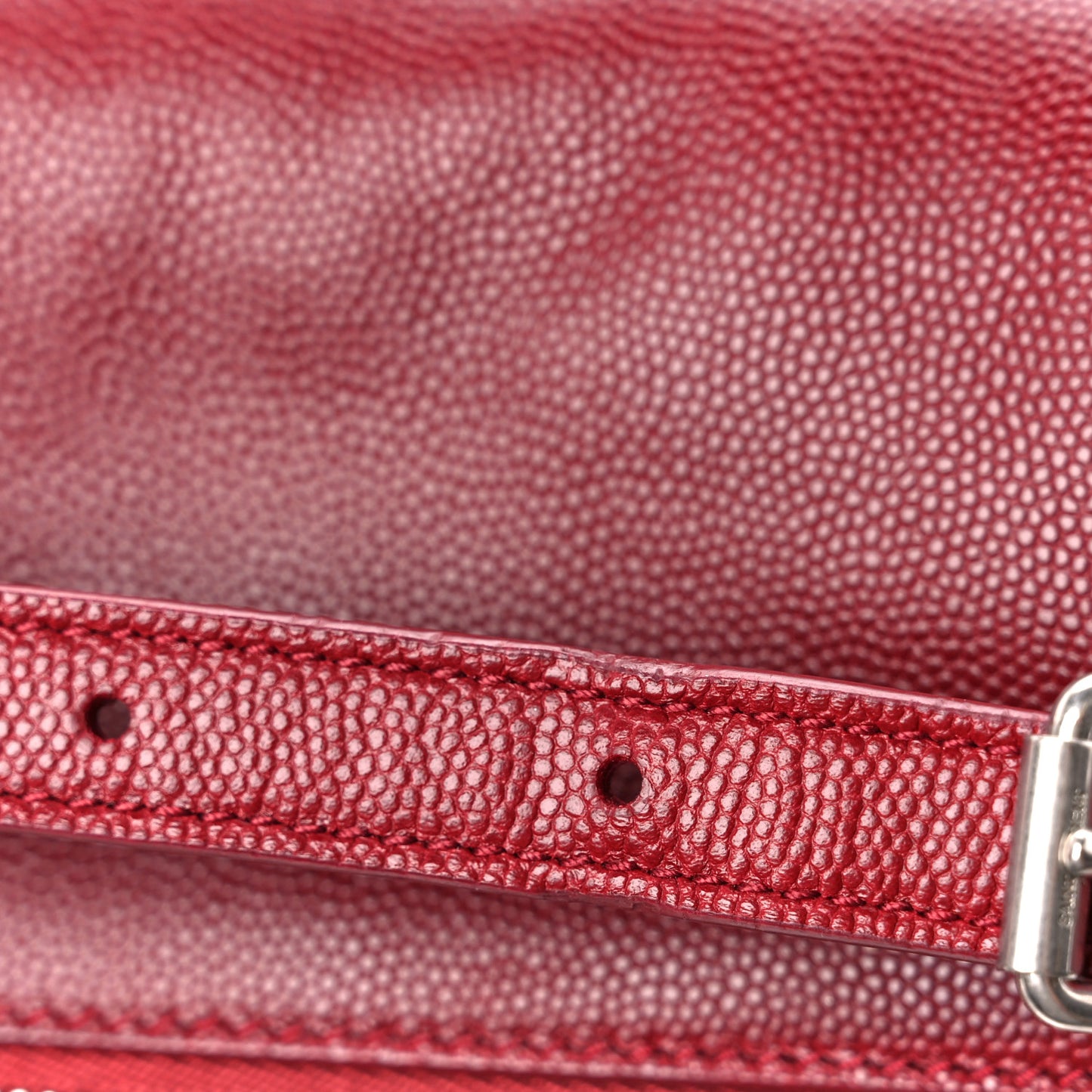 Grain De Poudre Medium West Hollywood Monogram Fold-Over Palissandre