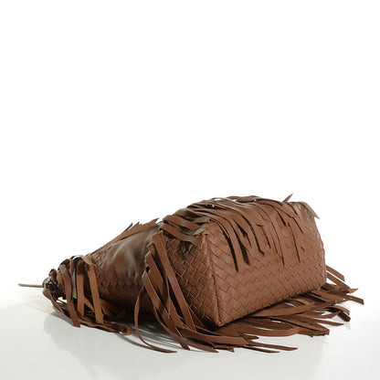 Bottega Veneta Nappa Fringe Tote Chene 4 of 8