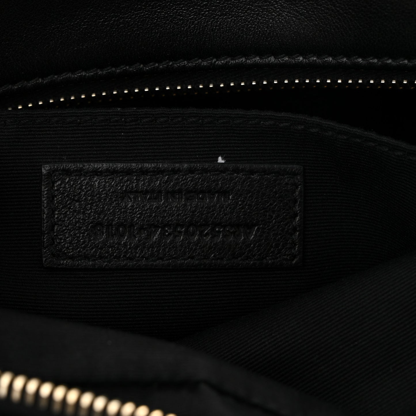 Calfskin Matelasse Monogram Lou Camera Bag Black