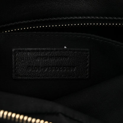 Saint Laurent Calfskin Matelasse Monogram Lou Camera Bag Black 7 of 10