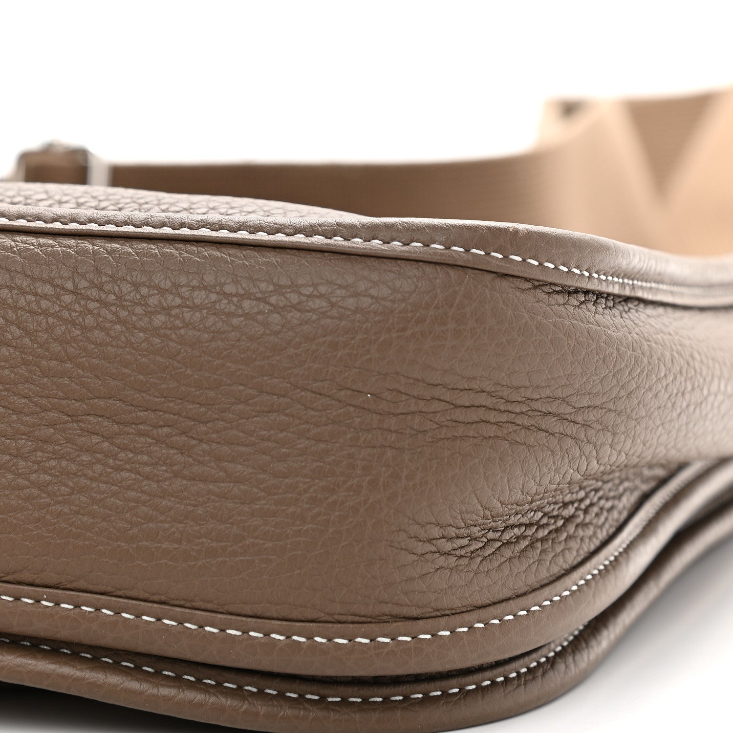 Hermes Taurillon Clemence Evelyne III PM Etoupe 9 of 9