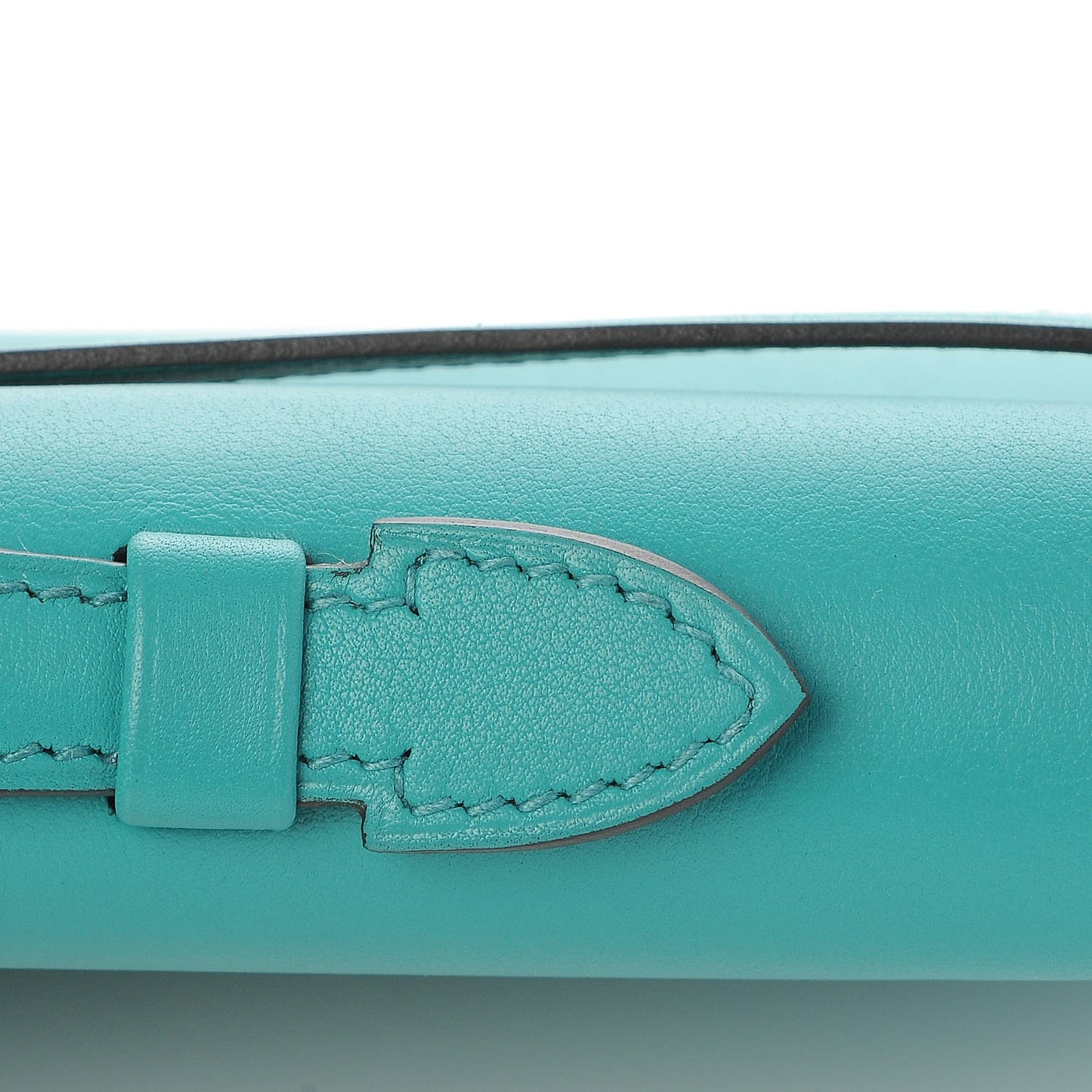 Swift Kelly Cut Clutch Pochette Bleu Paon