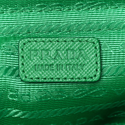 Prada Tessuto Nylon Phone Case Crossbody Bag Menta 5 of 9