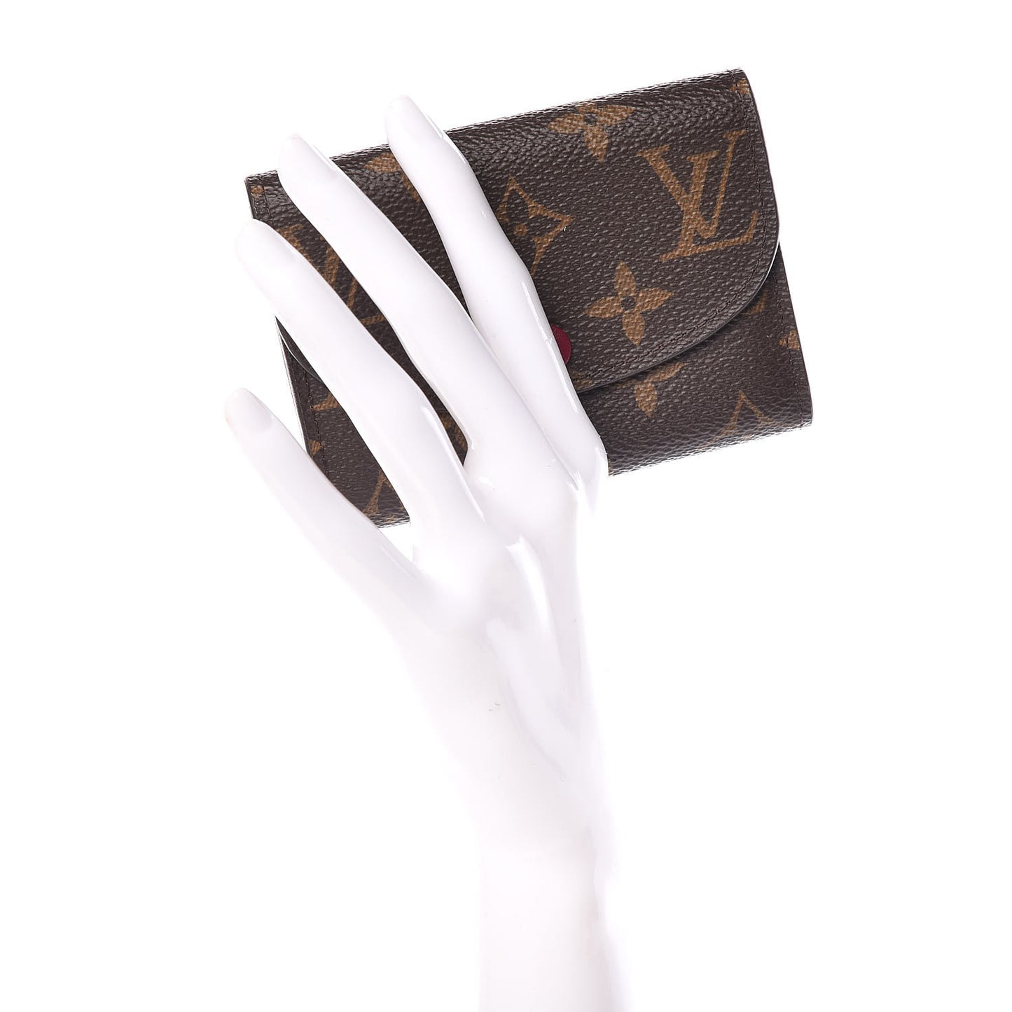 Monogram Rosalie Coin Purse Fuchsia