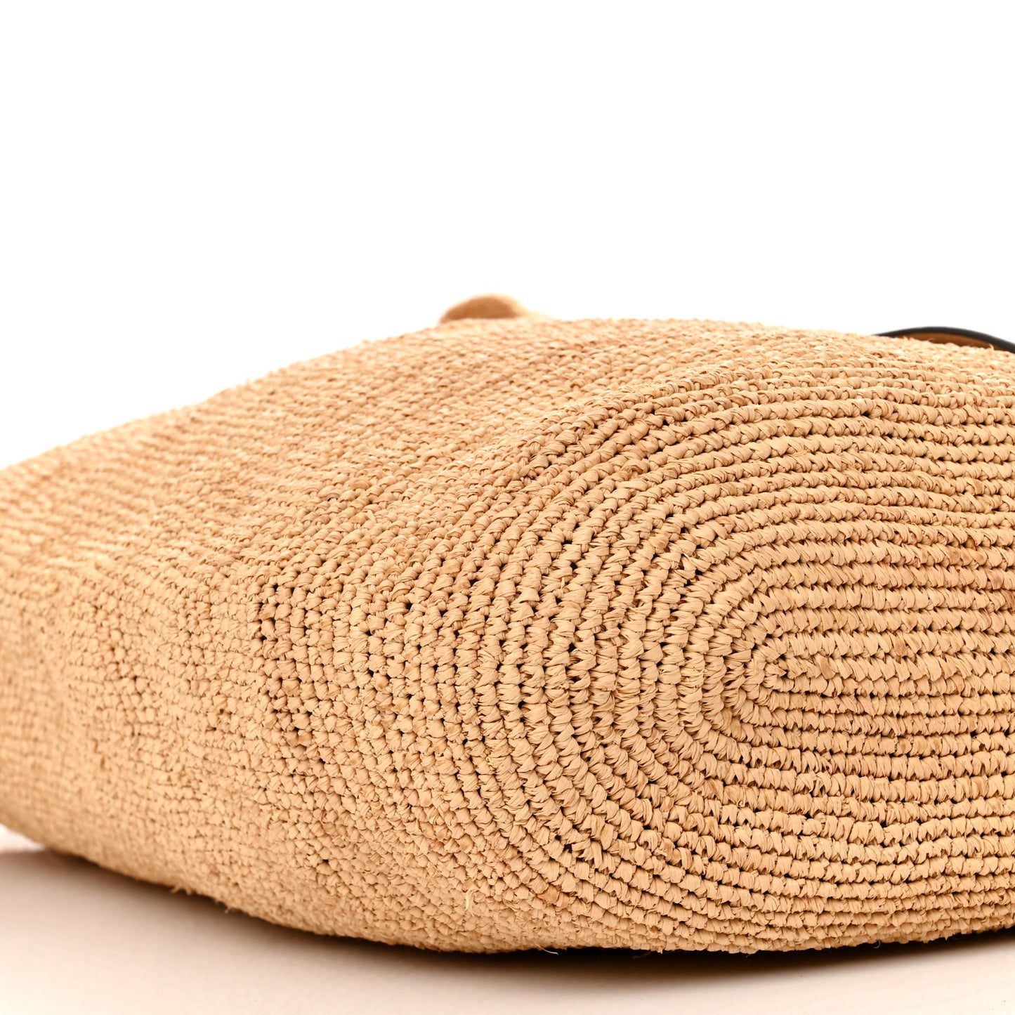 Raffia Paula's Ibiza Slit Tote Bag Natural Tan