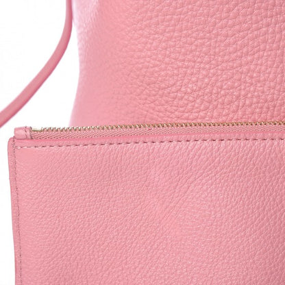 Mansur Gavriel Tumbled Calfskin Bucket Bag Blush 11 of 13