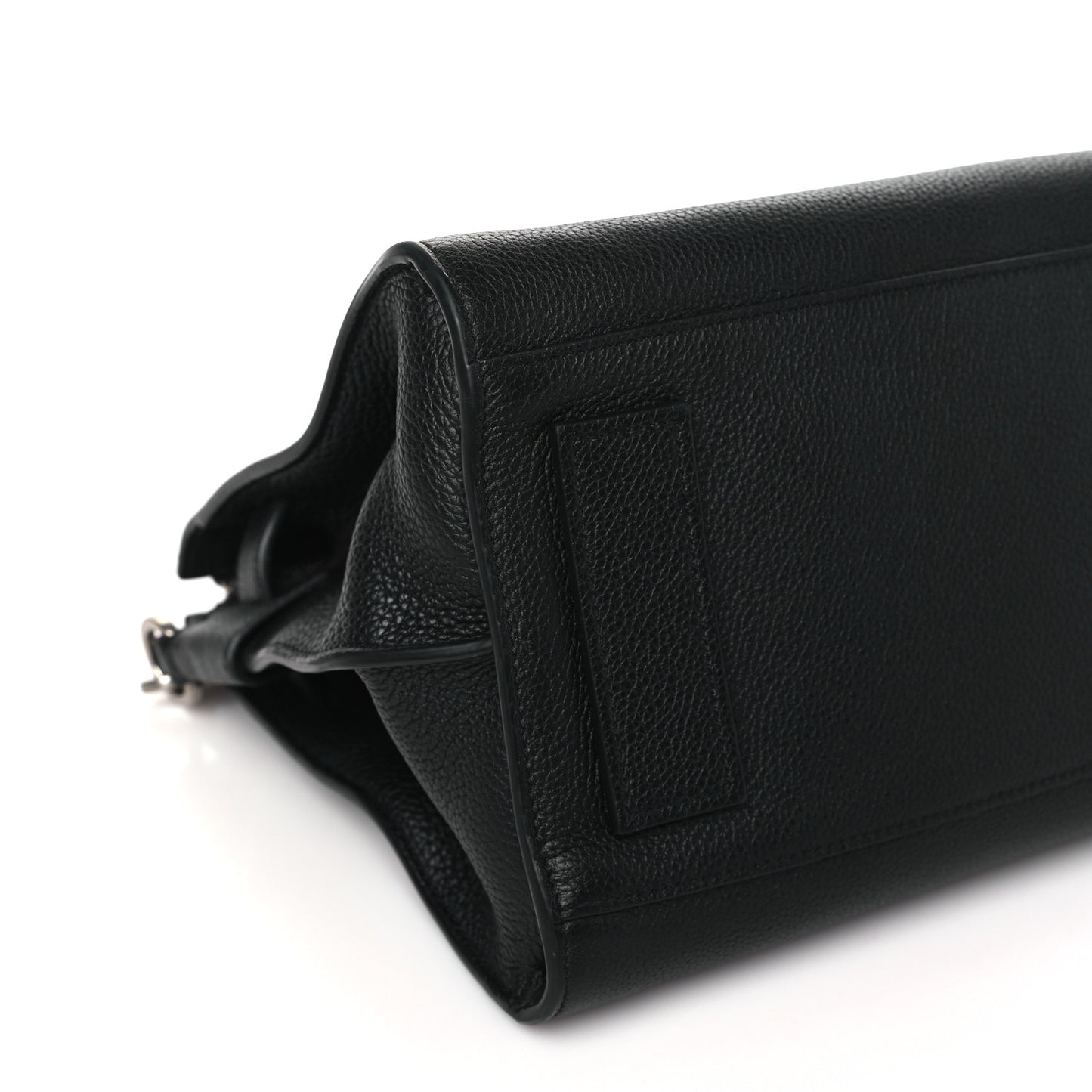 Grained Calfskin Baby Supple Sac De Jour Black