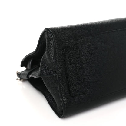 Saint Laurent Grained Calfskin Baby Supple Sac De Jour Black 9 of 11