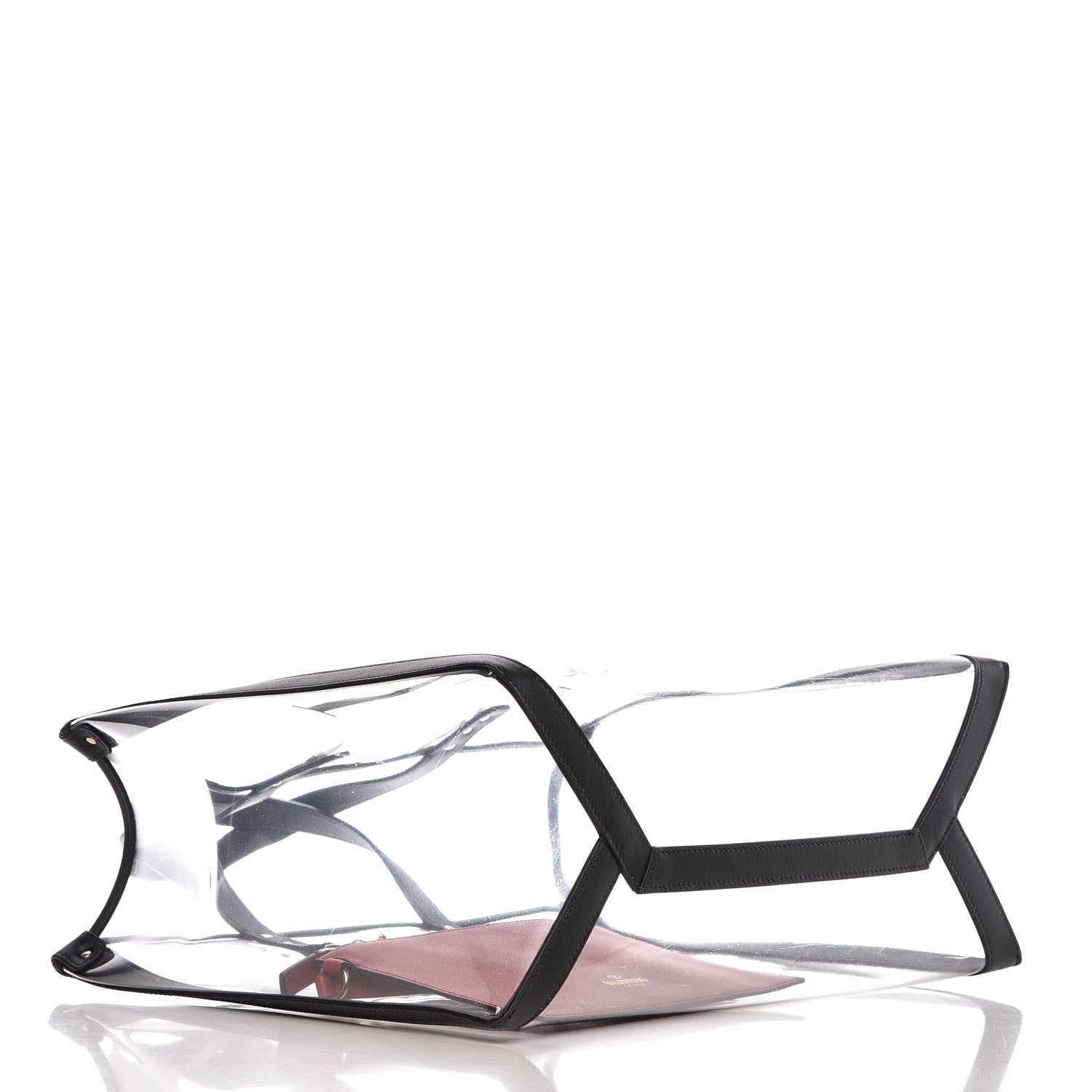 Valentino Garavani Plexy VLTN Shopping Bag Transparent 5 of 9