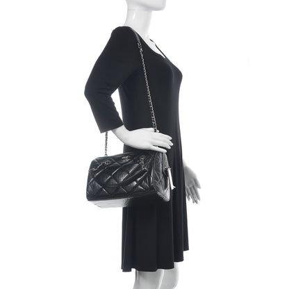 Chanel Calfskin Small Bowling Bag Black 2 of 12