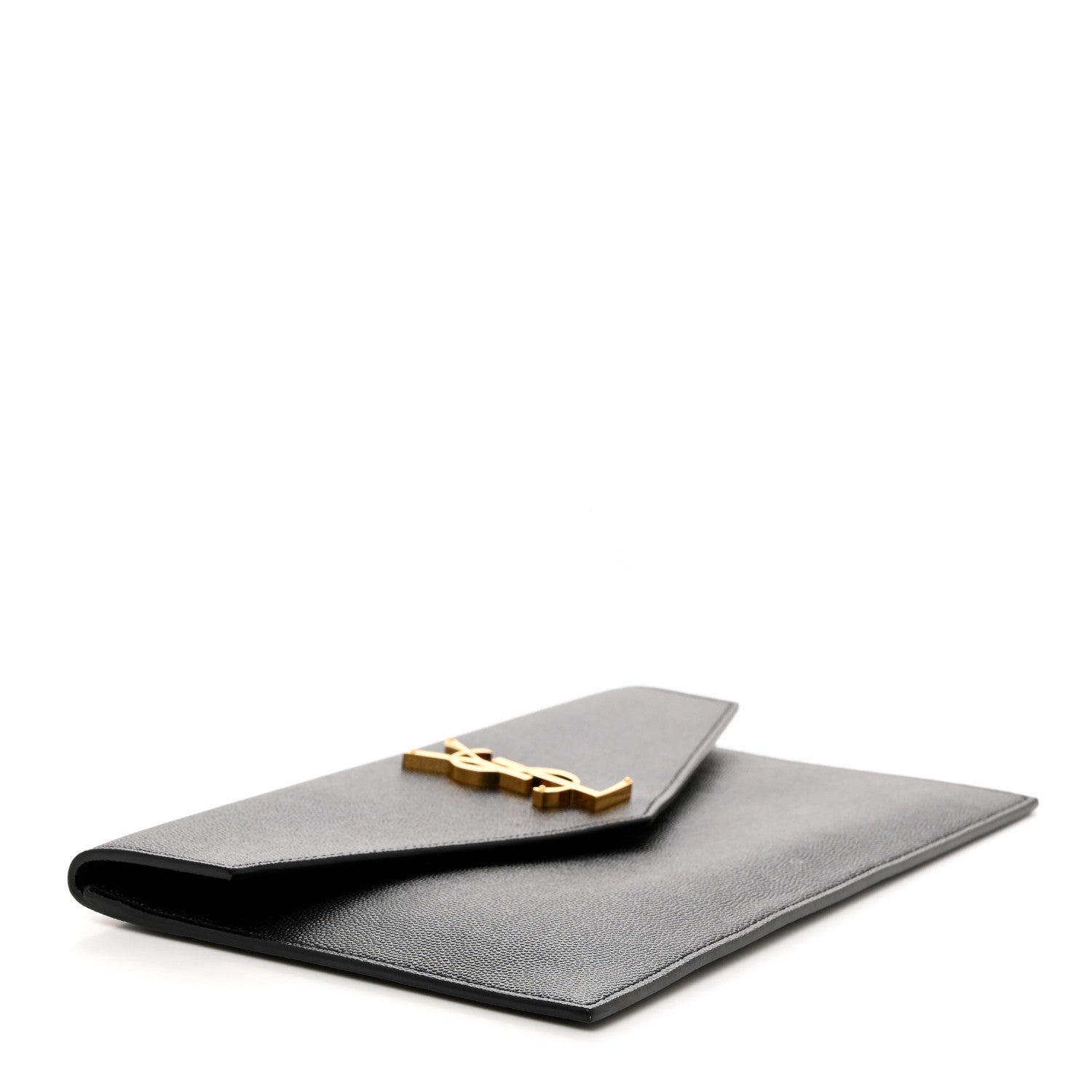 Saint Laurent Grain De Poudre Uptown Pouch Black 4 of 8