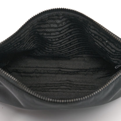 Prada Re-Nylon Saffiano Pocket Zippered Shoulder Bag Black 4 of 9