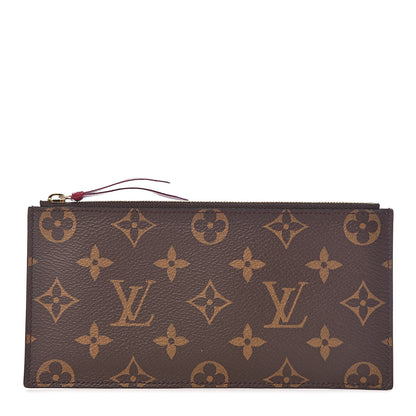Louis Vuitton Monogram Felicie Chain Wallet Zippered Insert Fuchsia 1 of 6