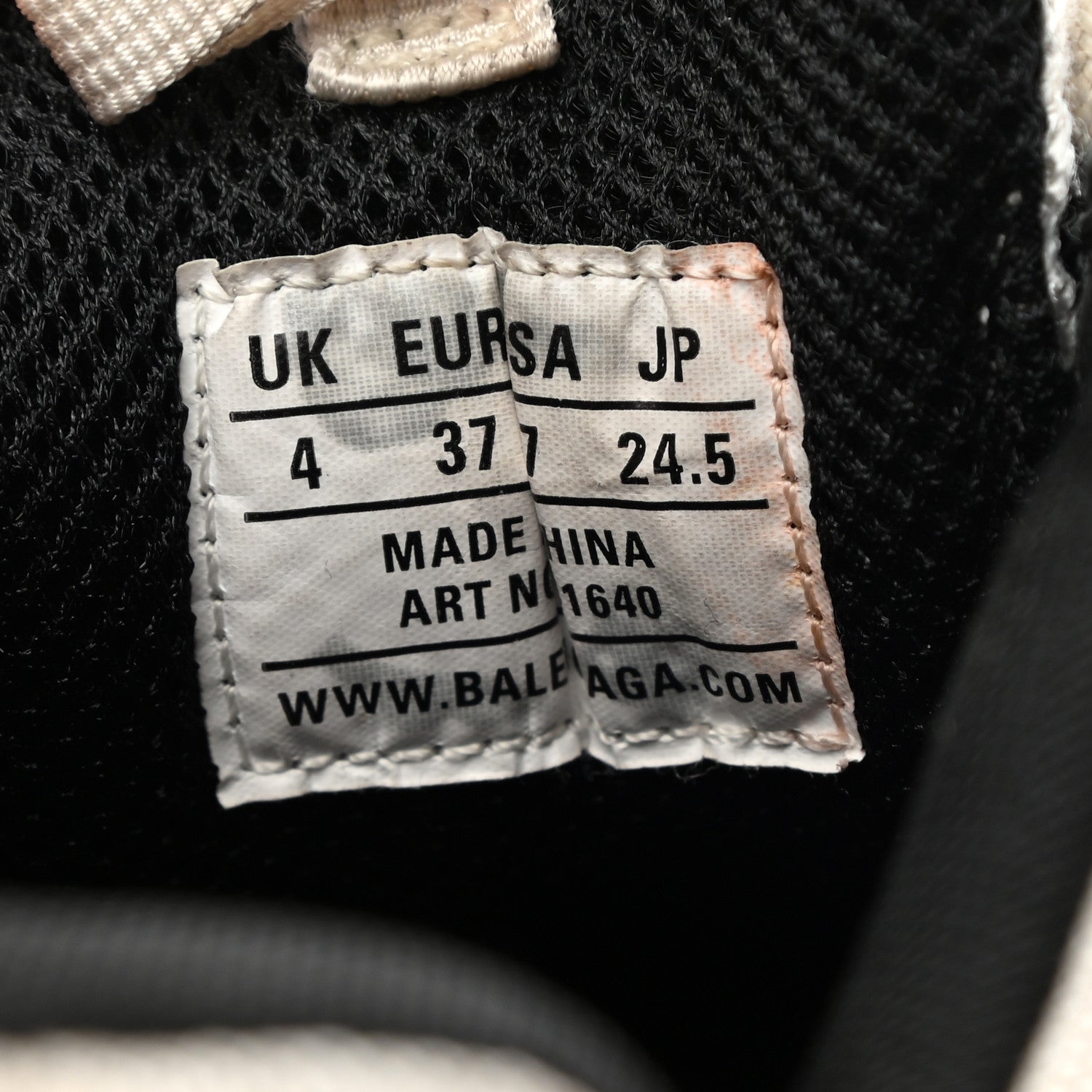 Balenciaga Mesh Nubuck Womens Triple S Sneakers 37 Orange Gris Black 7 of 14