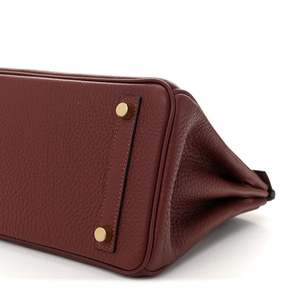 Hermes Togo Birkin 25 Rouge H 9 of 10