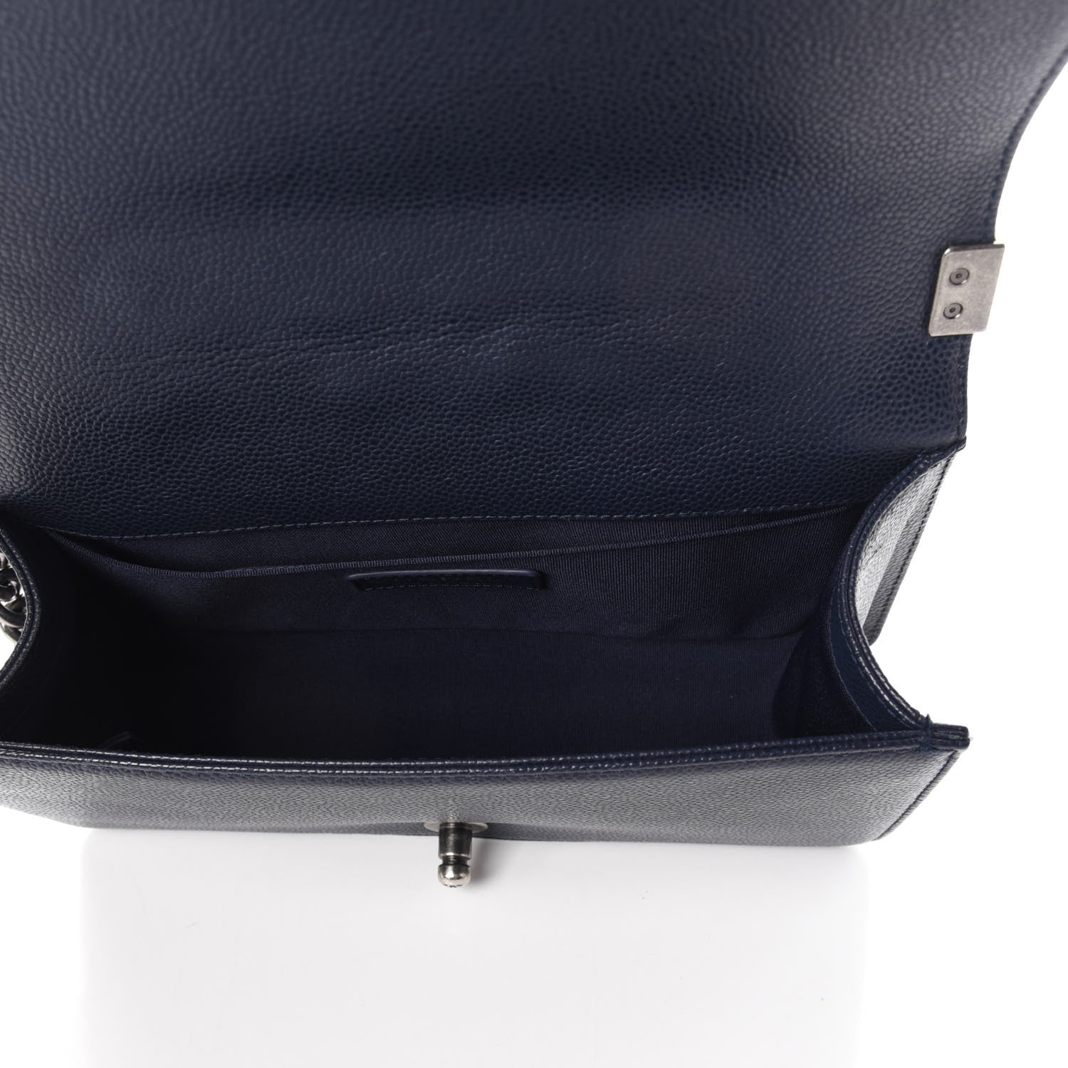 Chanel Caviar Quilted Medium Boy Flap Navy 5 of 10