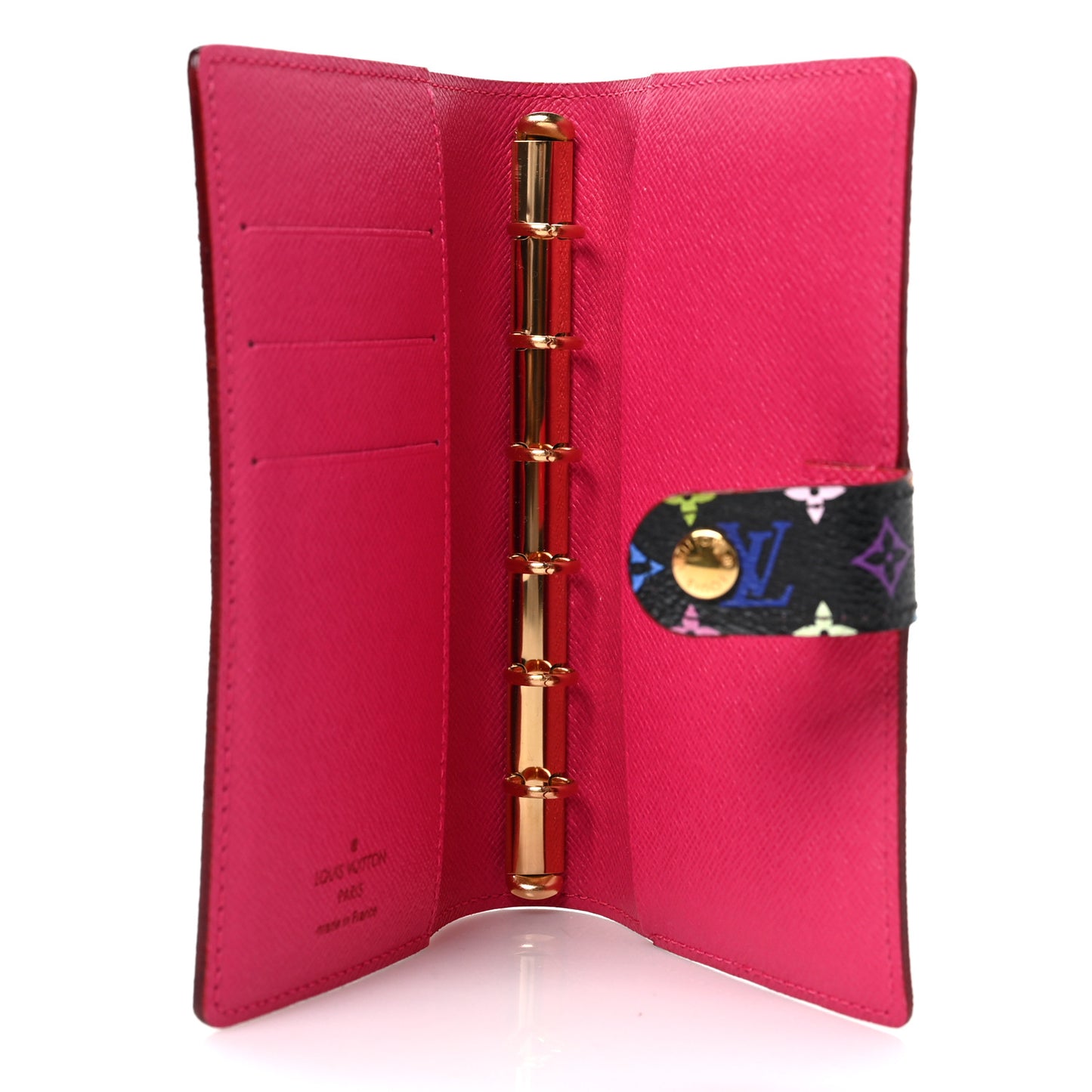 Monogram Multicolor Small Ring Agenda Cover Black Grenade