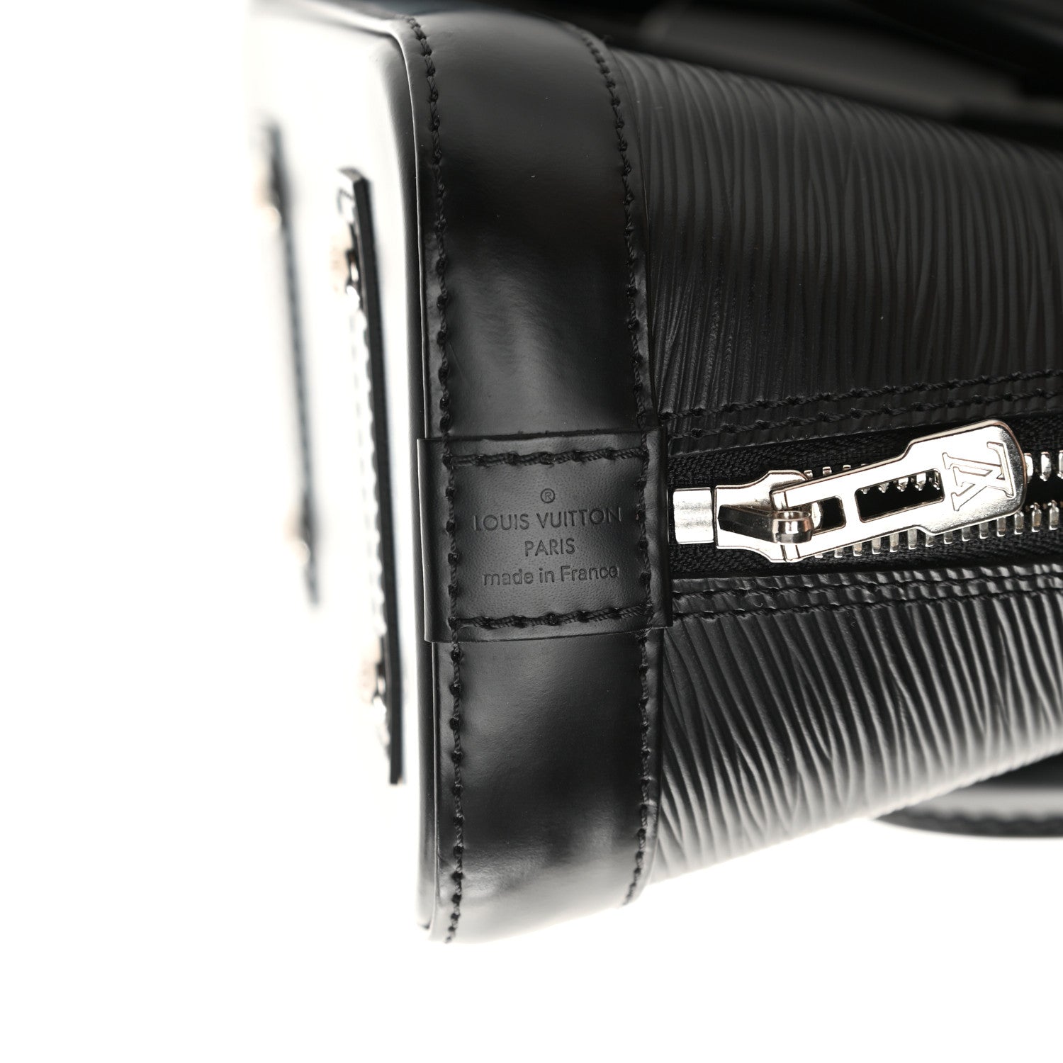 Louis Vuitton Epi Jacquard Alma BB Black 6 of 10