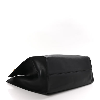 The Row Polished Saddle Calfskin Alexia Bag Black 5 of 12